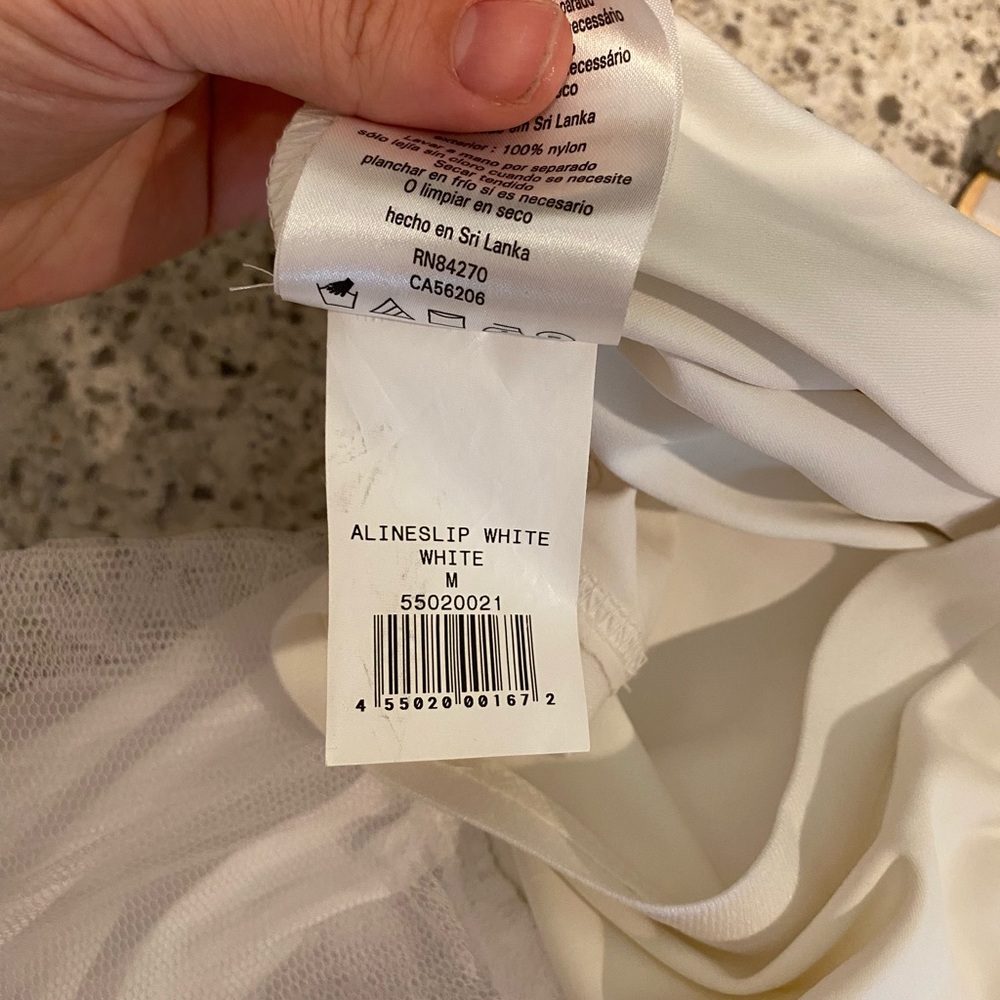 Wedding dress slip